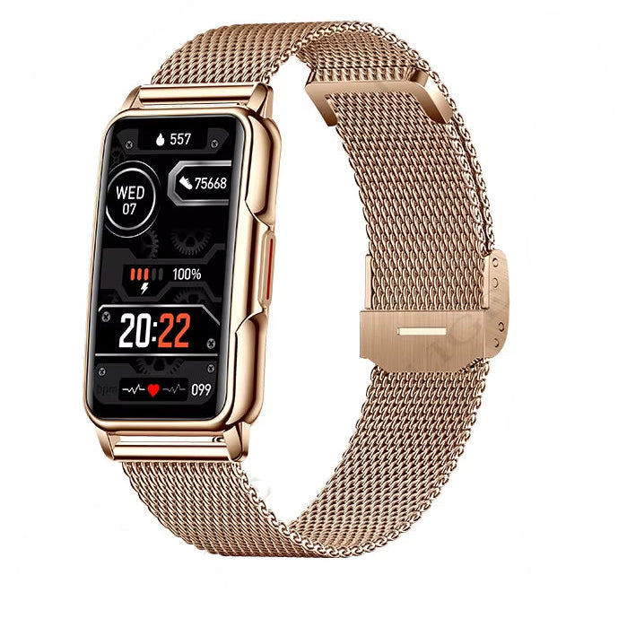 For Android IOS Smart Bracelet Women Smartwatch Men Heart Rate Blood Oxygen Waterproof Sport Smart Band Watch for Ladies +Gift