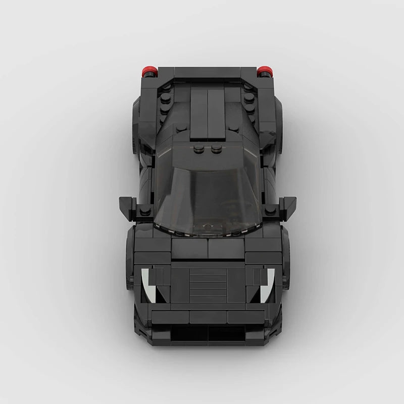 MOC Racing Car Assembly Model, City Sports Car Building Blocks, Creative Garage Toy, Educational Bricks, Children‘S Holiday Gift