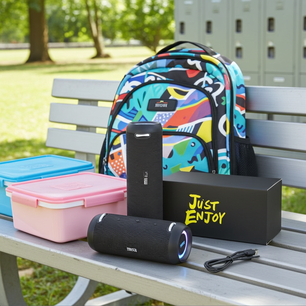 Portable Bluetooth Speaker 60W – Outdoor Camping Speaker with Deep Bass