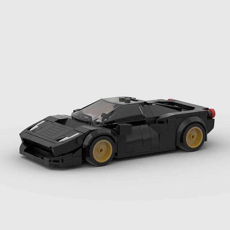 MOC Racing Car Assembly Model, City Sports Car Building Blocks, Creative Garage Toy, Educational Bricks, Children‘S Holiday Gift